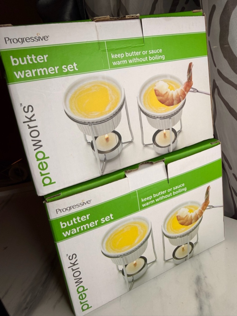 Progressive Prepworks Butter Warmer Set - White